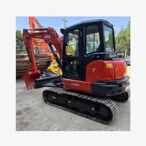 Kubota kx165 hiệu quả 6 tấn Mini Máy xúc thủy lực bánh xích Digger máy xúc