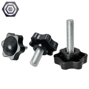 Bán buôn đen nhựa Torx ngón tay cái vít với Hex sao Xử lý kẽm mạ có sẵn PP Knob xử lý Metric Hệ thống đo lường - Product Image 6