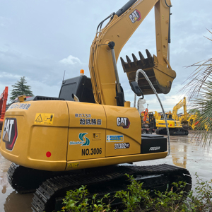 Used CAT 313D2GC Excavator 13 Ton Caterpillar Hydraulic Crawler Digger Secondhand Construction Machinery - Product Image 1