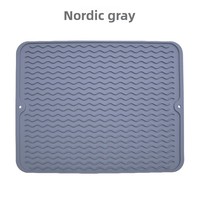 Premium Modern Silicone Tabletop Protector Hitze beständige rutsch feste Drainage matte für große Esszimmer Küchen geschirr Trocken matte Auto