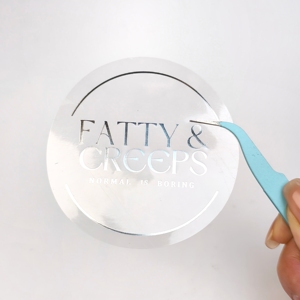 ملصقات شفافة فاخرة مخصصة بورق ذهبي مقاومة للماء ذاتية اللصق - Product Image 6