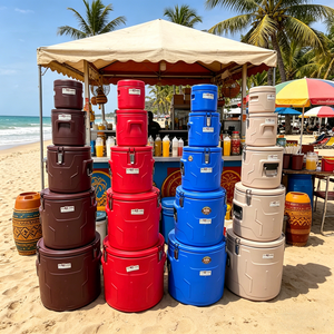 Promotional 5-Piece Set of Strong Cooler Box 4-7-15-30-60L for Ice Cold Beverages Warm Food Beverage Tubs Warmer - Product Image 2