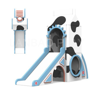 Thiết kế mới nhất bao gồm một Slide kết hợp cho trẻ em, giống như một hộp sữa tươi, trong sân chơi đồ chơi trong nhà này - Product Image 4