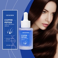 Serum Penumbuh Rambut GHK-Cu Label Pribadi, Perawatan Penumbuh Rambut dengan Peptida Tembaga, Serum Anti Rambut Rontok, Serum Nutrisi Kulit Kepala