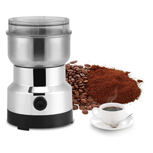 Nueva Licuadora Eléctrica de Acero Inoxidable para Cocina, Multifuncional, para Granos de Café, 4 Cuchillas, 300 ml, MINI, 150 W - Product Image 1