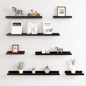 Mensole Galleggianti a 2 Ripiani in Stile Rustico Industriale Moderno per Decorazione, Esposizione e Stoccaggio - Product Image 4