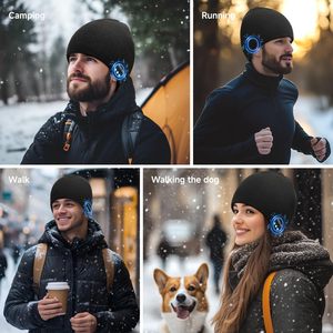Échantillon Gratuit – Bonnets Bluetooth Personnalisés avec Casque Audio Intégré pour Hommes et Femmes – Bandeau Sans Fil Amovible et Lavable – Chapeau Écouteurs Mains Libres - Product Image 6