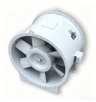 Ventilador de Extracción de Humo Axial con Rodamientos de Bolas Eléctricos Serie HTF-I, Resistente al Fuego, OEM para Ventilación de Hoteles y Hospitales, Modelo HTF-I-13a