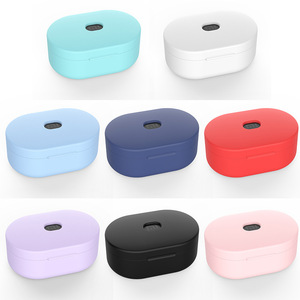 Funda protectora de silicona para <span class=keywords><strong>Xiaomi</strong></span> <span class=keywords><strong>Redmi</strong></span> <span class=keywords><strong>Airdots</strong></span> <span class=keywords><strong>2</strong></span>, funda portátil para auriculares, precio al por mayor - Product Image 5