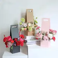 Yeni su geçirmez çiçek buketi kutusu karton kutular için çiçekler