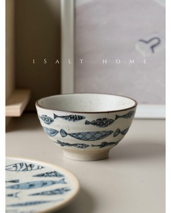 أوعية خزفية صينية عالية الجودة مصنوعة يدويًا بتصميم فني، وعاء سيراميك - Product Image 3