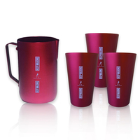 Gobelet à café de jus d'eau recyclé jetable avec logo personnalisé d'usine tasses à couleur changeante en aluminium de fête métallique par sublimation