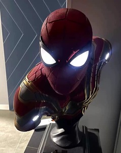 Statue de buste de <span class=keywords><strong>Spider</strong></span>-<span class=keywords><strong>Man</strong></span> en fibre de verre, taille réelle, personnalisée, personnage <span class=keywords><strong>Marvel</strong></span> <span class=keywords><strong>Avengers</strong></span>, sculpture en résine <span class=keywords><strong>Spider</strong></span>-<span class=keywords><strong>Man</strong></span> pour la décoration - Product Image 3