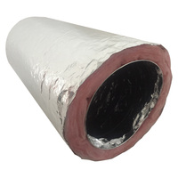 Conduit flexible isolé en aluminium Systèmes d'air HVAC Conduits flexibles pour l'échappement et la ventilation