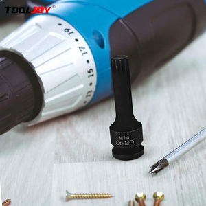Socket Wrenches Torque Screwdriver Socket <strong>M14</strong> <strong>Spline</strong> <strong>Bit</strong> Socket Nut Setters Flower Shape Suite Adapter Sleeve Tool - Product Image 2