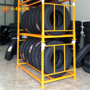 מערכת מדפים מתכתית מתקפלת מתכווננת, עשויה פלדה חזקה ועמידה, ניתנת לערום, לאחסון כבד. - Product Image 3