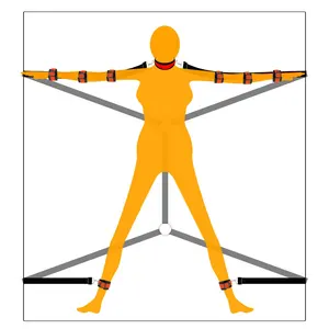 SM Game – équipement de réglage du lit, confinement des mains et des <span class=keywords><strong>pieds</strong></span>, couple adulte, jésus, une ceinture de liaison au lit, bondage <span class=keywords><strong>esclave</strong></span> - Product Image 1