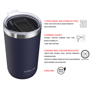 Taza de Café de Acero Inoxidable <span class=keywords><strong>IDEUS</strong></span> de 20oz desde Almacén en EE. UU. Reutilizable con Aislamiento Térmico - Product Image 2