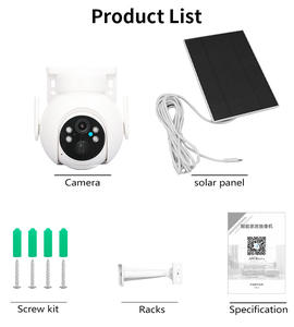 屋外4Gソーラー低電力3MPブラックライト暗視フルカラースマートホームWiFi監視カメラPIRモーション検知270 - Product Image 6