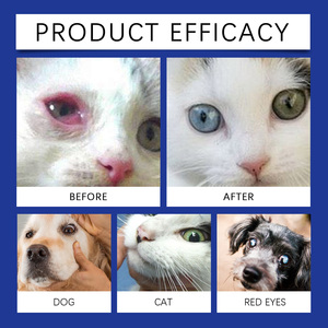 Dissolvant de taches oculaires pour animaux de compagnie gouttes chien chat élimine les larmes nettoyant lavage soulage l'irritation - Product Image 6