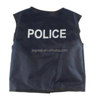 Kit de costume de police en plastique pour garçon Gilet de jeu de rôle pour enfants