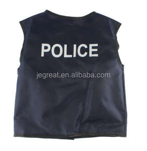 طقم زي الشرطة البلاستيكي للأولاد سترة لعب أدوار الأطفال - Product Image 3