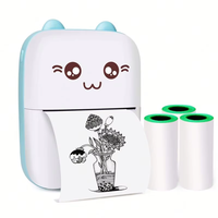 Produsen Mini 57*25mm Printer termal dapat diisi ulang tinta 200DPI-gratis dengan koneksi aplikasi tersedia