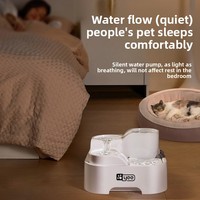 Fontaine à eau pour chat à circulation automatique pompe à économie d'énergie silencieuse bol à boire multi-animaux pour chats/chiens/petits animaux frais