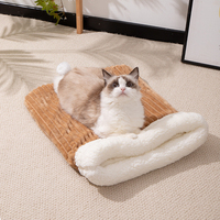 Lit pour chien doux, accessoires chauds pour chien, chat endormi, tapis en velours côtelé pour petits, moyens et grands, canapé pour chiots, fournitures pour animaux de compagnie