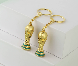 Llavero <span class=keywords><strong>3D</strong></span> con Forma de Trofeo, Aleación de Zinc, Amuleto, Regalo para Fanáticos del Fútbol, Evento Deportivo, Impermeable, Pintado a Mano, Recuerdo para Fanáticos y Coleccionistas - Product Image 3