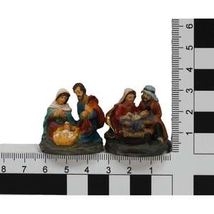 Crèche de la Sainte Famille, ensemble de 2 pièces, figurine et jouet de Noël de 3,2 cm de hauteur - 9006935220513 - Product Image 5