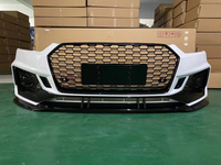 Paket Konversi Bumper Depan Gaya RS5 dengan Grille Hitam dan LIP Depan untuk AUDI A5 S5 B9 2017-2020 dari Produsen