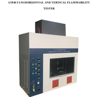Testeur d'ignifugation horizontal et vertical UL94, machine de test de résistance au feu, chambre d'essai de combustion des plastiques en laboratoire