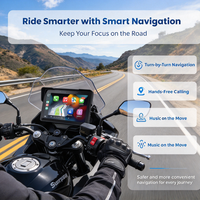 Layar Motor 7 Inci Mengadopsi Wireless Carplay untuk Menyinkronkan Navigasi Ponsel untuk Pembelian Grosir Suku Cadang Pintar Motor