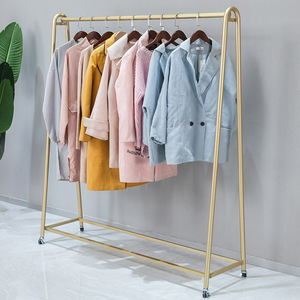Exhibidor <span class=keywords><strong>de</strong></span> Ropa Metálico con Ruedas, Diseño <span class=keywords><strong>de</strong></span> <span class=keywords><strong>Pared</strong></span> para Tiendas <span class=keywords><strong>de</strong></span> Ropa Femenina - Product Image 5