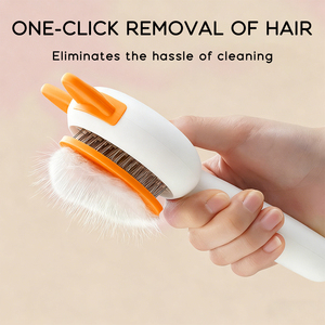 Nouvelle Brosse de Nettoyage Profond pour Animaux de Compagnie en Forme d'Oreilles de Chaton, Douce, avec Poignée et Conception à Pression, Outil Quotidien pour l'Entretien des Chats et l'Élimination des Déchets d'Animaux - Product Image 4