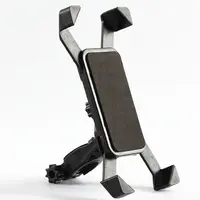 אנטי לנער 360D סיבוב מתכוונן Smartphone הר סוגר אוניברסלי מחזיק אופניים אופני כידון נייד טלפון מחזיק מעמד