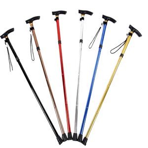 Canne <span class=keywords><strong>de</strong></span> <span class=keywords><strong>marche</strong></span> pliable <span class=keywords><strong>pas</strong></span> chère, légère, en alliage d'aluminium, cannes <span class=keywords><strong>de</strong></span> luxe pour personnes âgées, canne pour personnes âgées sans lumières - Product Image 4