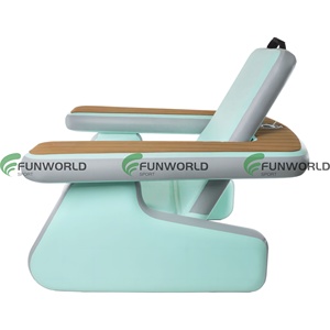 Bote Hangout kích thước đầy đủ cổ điển Thổi <span class=keywords><strong>Inflatable</strong></span> bãi biển ghế Dock chỗ ngồi cho người lớn trẻ em gia đình - Product Image 4