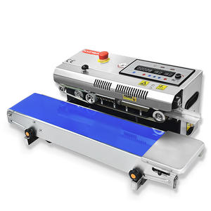 कुनबा SMT-150 क्षैतिज टेबल प्रकार निरंतर प्लास्टिक बैग सील मशीन - Product Image 1