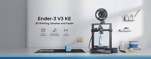 Imprimante 3D FDM pour Ender 3 V3 KE Smart, vitesse d'impression maximale de 500 mm/s, plus intelligente, plus rapide, automatique, nouvelle, USB, 1 an de garantie - Product Image 2