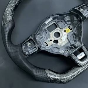 Volante Deportivo de Fibra de Carbono Forjado para Volkswagen Polo <span class=keywords><strong>Golf</strong></span> 6 <span class=keywords><strong>GTI</strong></span> R CC MK7 Mk6, Actualización para Modelos Antiguos - Product Image 5