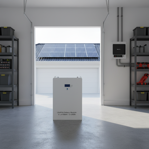 Módulo de batería LiFePO4 de 5.12KWh 51.2V 100Ah para montaje en pared, para sistema de almacenamiento de energía solar doméstico con BMS - Product Image 1