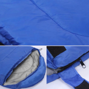 Tas tidur amplop kustom ultra ringan kompak dengan tudung tahan air dapat dipakai portabel untuk berkemah luar ruangan dan tidur siang - Product Image 4