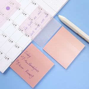 Notes autocollantes transparentes, couleur Pastel claire, Seffaf Post - Product Image 4