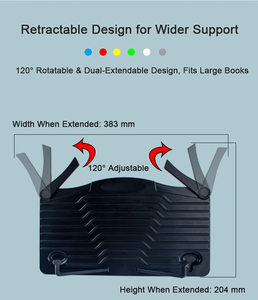 Support de partition de <span class=keywords><strong>musique</strong></span> de bureau portable et réglable pour piano, idéal pour la pratique à domicile et la lecture - Product Image 2