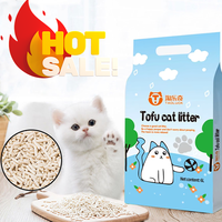 La conception libre se dissout rapidement et antiadhésive divers parfums parfum de lait Serrure d'odeur longue durée Sable de litière de chat de tofu écologique