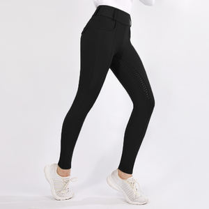 רכיבה על סוסים rhinestone מותאם אישית עם כיס טלפון כיס עמיד למים בד פוליאסטר מושב מלא - Product Image 3