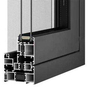 NFRC Hurricane impatto finestra risparmio energetico basso <span class=keywords><strong>E</strong></span> vetro a taglio termico battente in alluminio <span class=keywords><strong>finestre</strong></span> <span class=keywords><strong>E</strong></span> <span class=keywords><strong>porte</strong></span> per la casa - Product Image 3