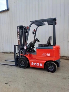 Mini carretilla elevadora electrónica pequeña, carretilla elevadora eléctrica con batería de 1,5 toneladas para venta de carretilla elevadora Heli - Product Image 2